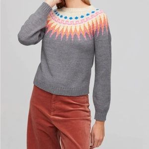 NWT Aldo Martins Franz Fair Isle Knit Sweater